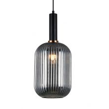Antiola lampa wisząca czarna/przydymiona 1x40W E27